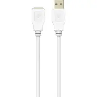 Sinox beslag Sinox USB 2.0 forlængerkabel. 5m. Hvid, 5 m, USB A, USB A, USB 2.0, 0,48 Gbit/sek., Hvid