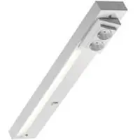 SOLAR PLUS Unos II 10W 3000K 1000lm 2xSchuko Stikk 595mm Hvid