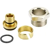 Danfoss Klemringsfitting 1/2" x 16 mm, alupex