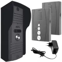 Eura INTERPHONE '' ADP-51A3 'DIFESA' - 1 šeima, 2 unifonai, domofonas, grafitas
