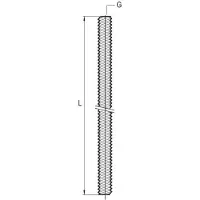 Walraven Gevindstang M8x2000mm DIN 976-1 i elforzinket stål, styrkeklasse 4.8