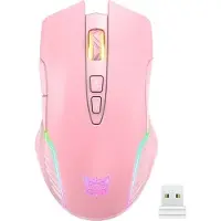 Onikuma CW905 Pink 2.4G trådløs gaming-mus