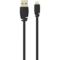 Sinox beslag Sinox PRO Lightning kabel m/original Apple chip. 1m. Sort, 1 m, Lightning, USB A, Hanstik, Hanstik, Sort