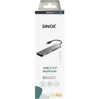 Sinox PRO USB C Hub. Aluminium
