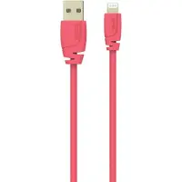 Sinox beslag Sinox PRO Lightning kabel m/original Apple chip. 2m. Pink, 2 m, Lightning, USB A, Hanstik, Hanstik, Lyserød