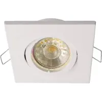 Deko-light Alioth 110029 Loftsindbygningsring LED (RGB), Halogen GU5.3, MR 16 35 W Signalhvid (RAL 9003)