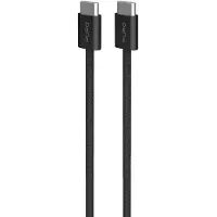 Puro PUCCCFABK415MTBLK, 1,5 m, USB C, USB C, USB 2.0, 0,48 Gbit/sek., Sort