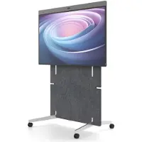 Neat Adaptive stand - Vogn med hjul - for videokonferencesystem - skærmstørrelse: 65 - for Neat Board Pro