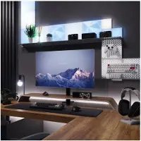 Nanoleaf Add-On Kit - Hylde - stainless steel (pakke med 2)