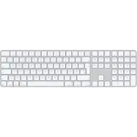 Apple Magic Keyboard with Touch ID and Numeric Keypad - Tastatur - USB-C - trådløs - Bluetooth - QWERTY - dansk - hvide taster