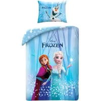 MCU Disney Frost Sengetøj med Elsa, Anna & Olaf