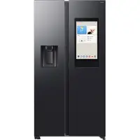 Samsung Series 9 RS90F67BEF, Fritstående, Amerikansk dør, Sort, 2 dør(e), Premium Black Steel, 36/64