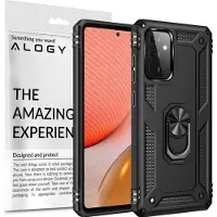 Alogy Case cover Stand Armor Ring for Samsung Galaxy A72 Black