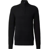G-Star Honey Comb Structure Skipper Knit - Black - Men