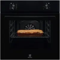 Electrolux SurroundCook 500 BOC002EK - Ovn - til indbygning - niche - bredde: 56 cm - dybde: 55 cm - højde: 57.8 cm - med selv-rengøring - Klasse A - sort