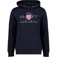 Gant Sweatshirt marin / lysegrå / rød / hvid