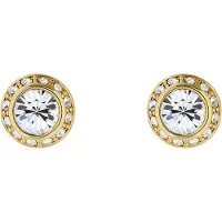 Ted Baker London Soletia Solitaire Sparkle Crystal Stud Earrings for Women (Gold/Crystal)