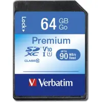 Verbatim Premium U1 SD - 90MB/s - 64GB