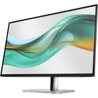 HP 527pu - Series 5 Pro - LED-skærm - 27 - 2560 x 1440 QHD - IPS - 350 cd/m² - 1500:1 - 5 ms - HDMI, DisplayPort, USB-C - jet black, naturlig sølv og jet sort (stativ)