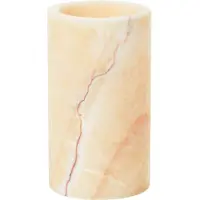Duni Lysestage, Mineral, 70x125mm, Ø70mm, beige, sten - (4 stk.)