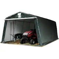 TOOLPORT 3,3x6,2m, Garagetelt, PE-teltdug, mørkegrøn