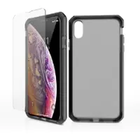 Itskins SUPREME FROST360 (Supreme + 2.5D Glass) ﻿cover til iPhone XS / X. Sort