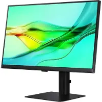 Samsung ViewFinity S6 S24D604UEU - LED-skærm - USB - 24 - 2560 x 1440 QHD @ 100 Hz - IPS - 350 cd/m² - 1000:1 - HDR10 - 5 ms - HDMI, DisplayPort, USB-C - sort