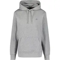 Gant Ganttil mænd. 2007058 Sweatshirt med hætte og gråt skjold (M), Casual, Bomuld, Lange ærmer