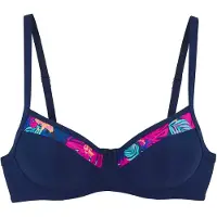 LASCANA Bikinioverdel navy / turkis / koboltblåt / neonpink