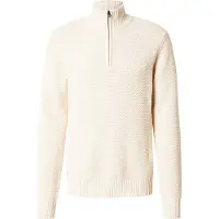 G-Star Honey Comb Structure Skipper Knit - White - Men