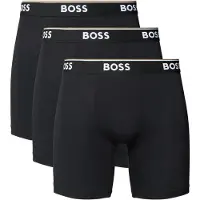 BOSS Boksershorts sort / hvid