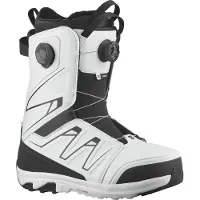 Salomon Snowboard - Snowboardstøvler herre - Launch Boa Sj Boa Black/White til Unisex - Størrelse 43,5 - Hvid