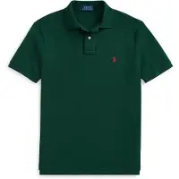 Ralph Lauren Polo Ralph Laurentil mænd. 710782592015 Den ikoniske grønne piké-poloshirt (XL), Casual, Bomuld, Korte ærmer