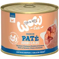 WOW! WOW Cat Wet - Kylling & Laks - 400 g