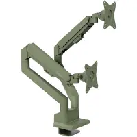 AROZZI Alzare Neo Duo - Gas Spring Monitor Arm - Forest Green
