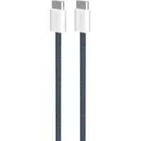 Puro PUCCCFABK415MTDKBLUE, 1,5 m, USB C, USB C, USB 2.0, 0,48 Gbit/sek, Blå