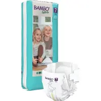 Bambo Nature Børneble, tapeble, miljømærket, , 7, tall pack, 18+ kg - (3 pakker x 40 stk.)