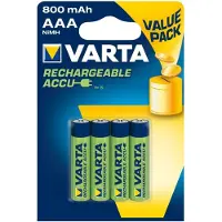 Varta Genopladelig Accu Value AAA 800mAh 4 pk.