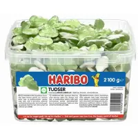 Haribo Tudser 2,1 kg i plastbøtte