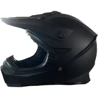 MCU-Sport Crosser Hjelm Mat Sort str. XS