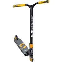 BrightSign Hulajoga Six Degrees Scooter - stunt scooter black/gold AU 548