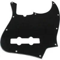Fender 10-Hole Contemporary Jazz Bass Pickguard 3-Ply Black