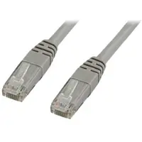 X-SHIELD - Patchkabel - RJ-45 (han) til RJ-45 (han) - 50 cm - UTP - CAT 6 - halogenfri, formet - grå