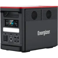 Energizer 1536Wh nødstrømsanlæg med 1800W output. Sort