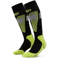 Cep Ski Touring Merino Socks Tall 3.0, skistrømper, dame, sort
