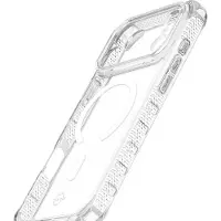 Itskins HYBRID MAGSAFE CLEAR cover til iPhone 17 Pro Max. Gennemsigtig