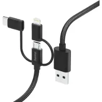 Hama 00201536, 1,5 m, USB A, USB C, USB 2.0, 0,48 Gbit/sek., Sort
