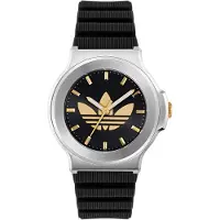 Adidas Originals Analogt ur 'EXPRESSION THREE' sort / sølv