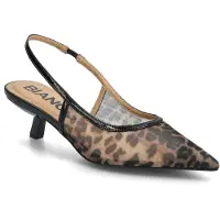 Bianco Slingpumps 'BIAKRISTIN' brun-meleret / sort