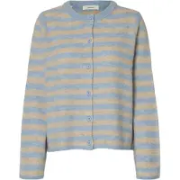 Selected Cardigan 'SLFLULU' sand / lyseblå